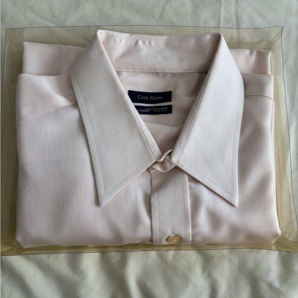 Club room, iron free men’s dress shirt size 17